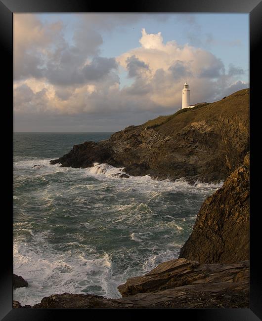 Trevose Lighthouse Framed Print by Pete Hemington