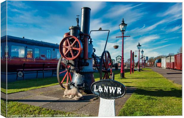 Brownhill's Station at Chasewater Canvas Print by Travel and Pixels 