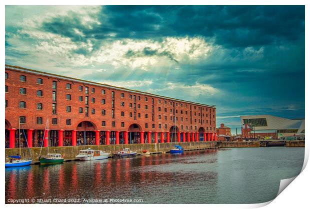 Albert Dock Liverpool Print by Travel and Pixels 
