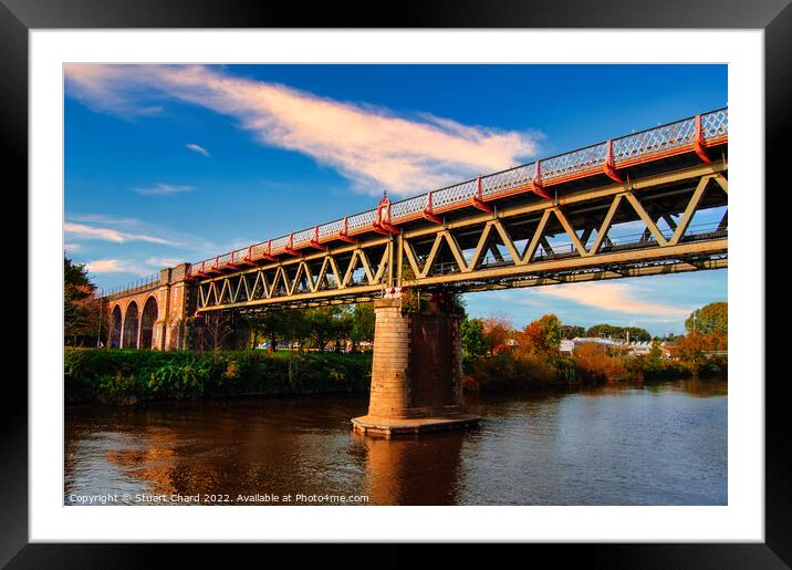 River Severn at Worcester Framed Mounted Print by Travel and Pixels 