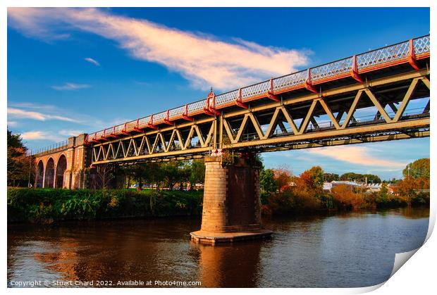River Severn at Worcester Print by Travel and Pixels 