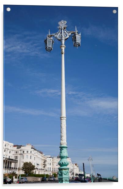 One of Brighton's historic seafront lampposts Acrylic by Gordon Dixon