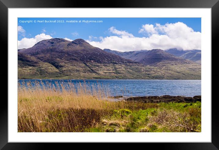 Loch Na Keal Isle of Mull Scotland Framed Mounted Print by Pearl Bucknall