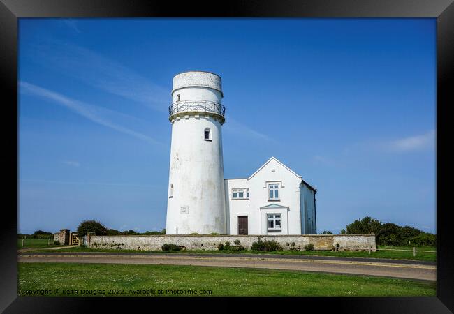 The Old Lighthouse, Hunstanton Framed Print by Keith Douglas