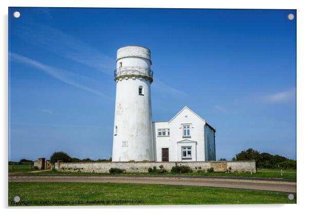The Old Lighthouse, Hunstanton Acrylic by Keith Douglas