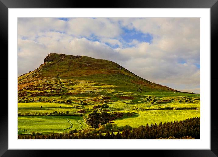 Roseberry Topping North Yorkshire Framed Mounted Print by Martyn Arnold