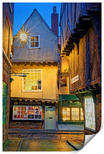 Little Shambles at Night Print by Darren Galpin