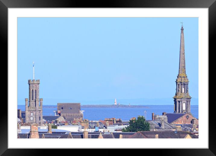 Ayr town Framed Mounted Print by Allan Durward Photography