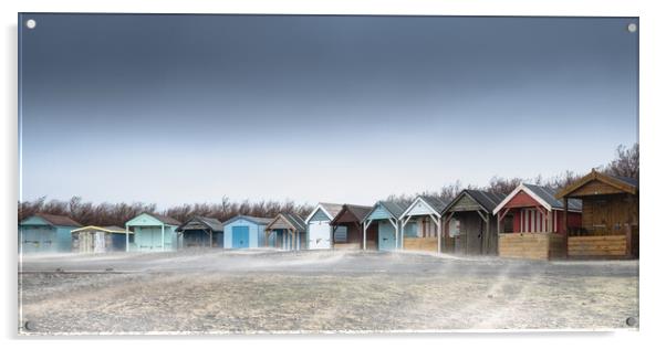 Sandstorm, West Wittering Acrylic by Mark Jones