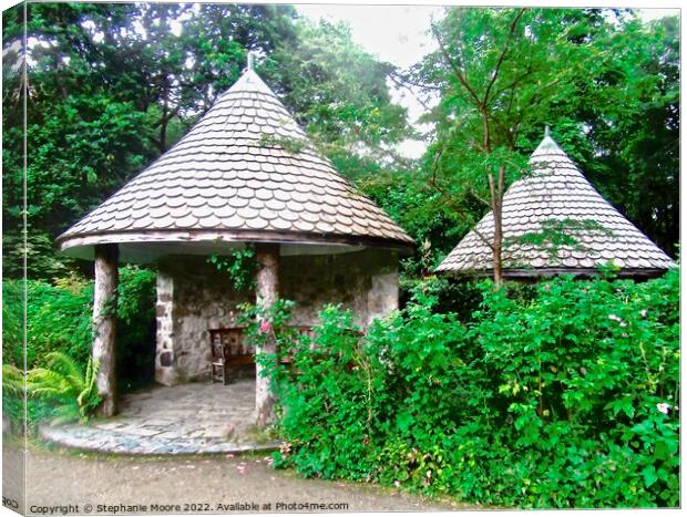 Outdoor shelters Canvas Print by Stephanie Moore