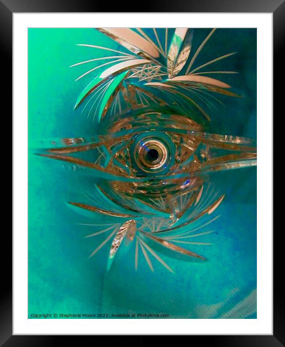 Abstract bird Framed Mounted Print by Stephanie Moore