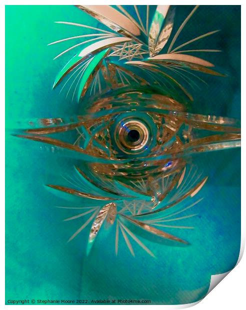 Abstract bird Print by Stephanie Moore