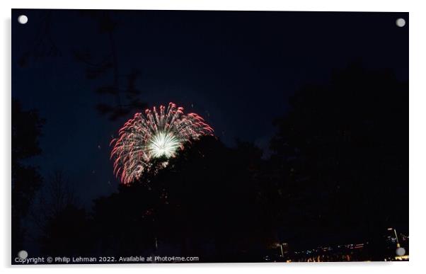 Fireworks (30A) Acrylic by Philip Lehman