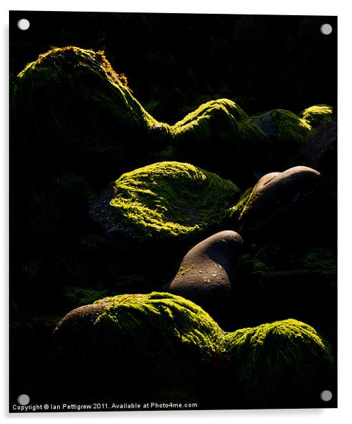 Rock waves of light Acrylic by Ian Pettigrew
