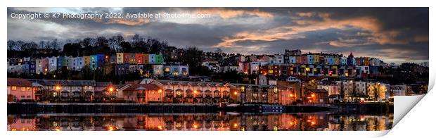 Bristol's Iconic Harbour Skyline Print by K7 Photography
