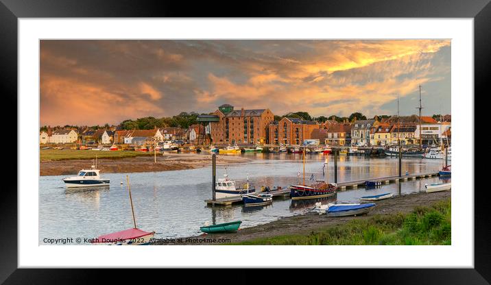 Wells next the Sea, Norfolk Framed Mounted Print by Keith Douglas