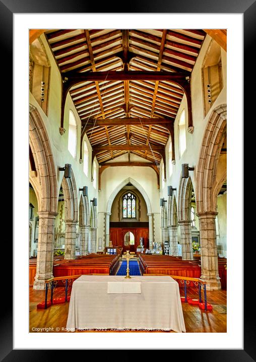 The Ethereal Beauty of St Mary's Church Framed Mounted Print by Roger Mechan