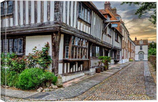 Old-world Charm in Rye Canvas Print by Roger Mechan