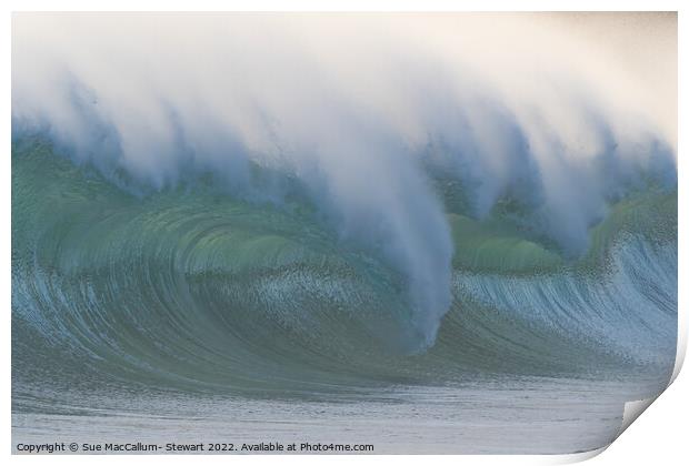 Waves I Print by Sue MacCallum- Stewart