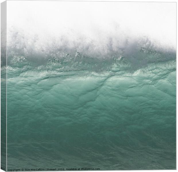 Waves II Canvas Print by Sue MacCallum- Stewart