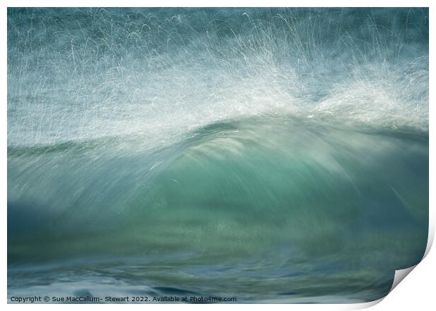 Waves V Print by Sue MacCallum- Stewart