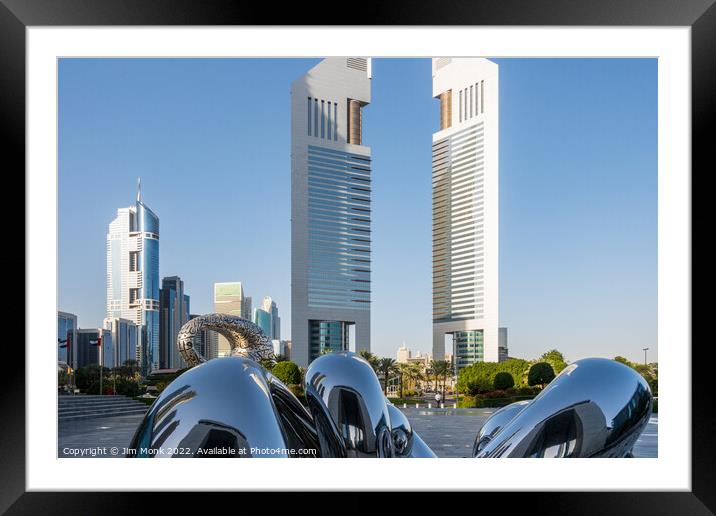 Jumeirah Emirates Towers, Dubai Framed Mounted Print by Jim Monk