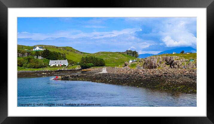 The Island of Muck Framed Mounted Print by Keith Douglas