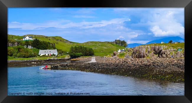 The Island of Muck Framed Print by Keith Douglas