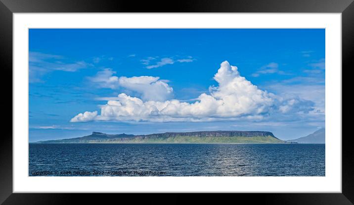 The Island of Eigg Framed Mounted Print by Keith Douglas