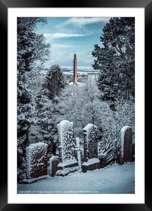 Cox's Stack - Balgay Cemetery, Dundee Framed Mounted Print by Craig Doogan