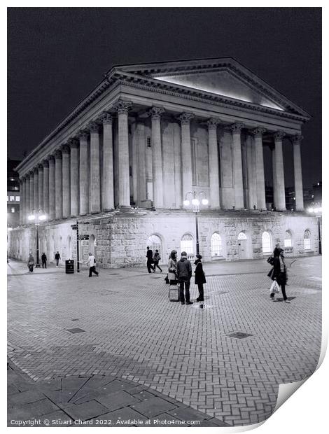 Town Hall Birmingham Print by Travel and Pixels 
