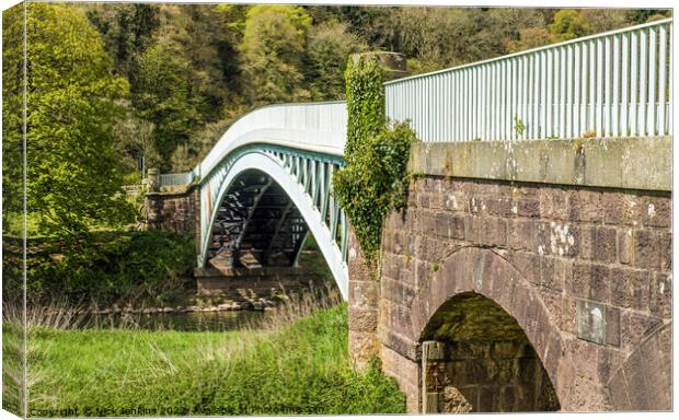 Bigsweir Bridge over the River Wye  Canvas Print by Nick Jenkins