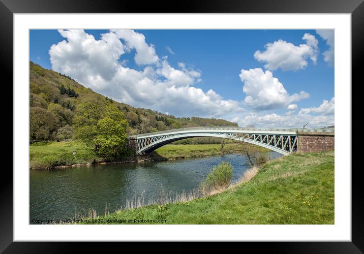 Bigsweir Bridge over the River Wye  Framed Mounted Print by Nick Jenkins