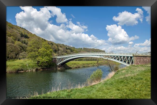Bigsweir Bridge over the River Wye  Framed Print by Nick Jenkins