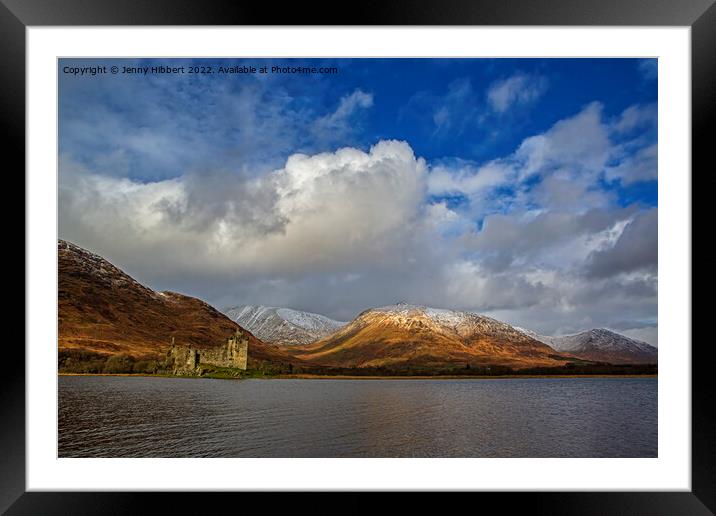 Sky cloud Framed Mounted Print by Jenny Hibbert