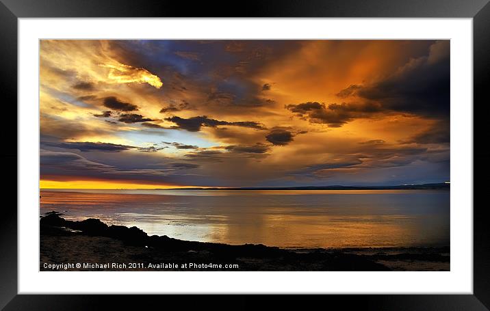 Super Sunrise Framed Mounted Print by Michael Rich
