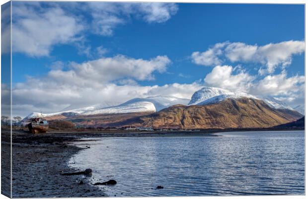 Ben Nevis Canvas Print by Derek Beattie