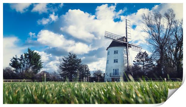 The Gibbet Mill, South Wirral Print by Liam Neon