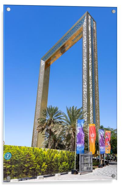 The Dubai Frame Acrylic by Jim Monk