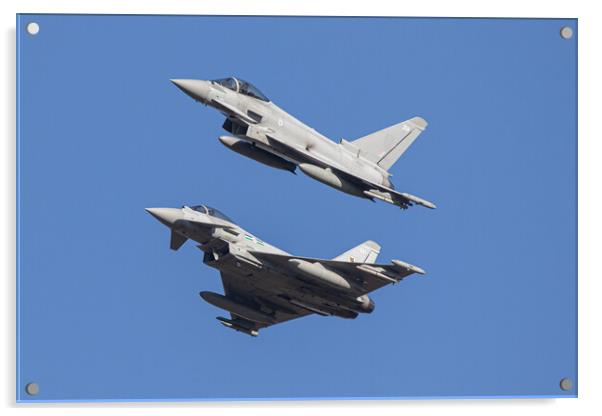 12 Squadron Typhoons Acrylic by J Biggadike