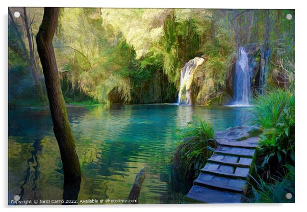 Tranquil Oasis - CR2201-6720-ABS Acrylic by Jordi Carrio