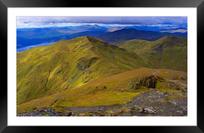 Ben Lawers (2) Framed Mounted Print by Geoff Storey