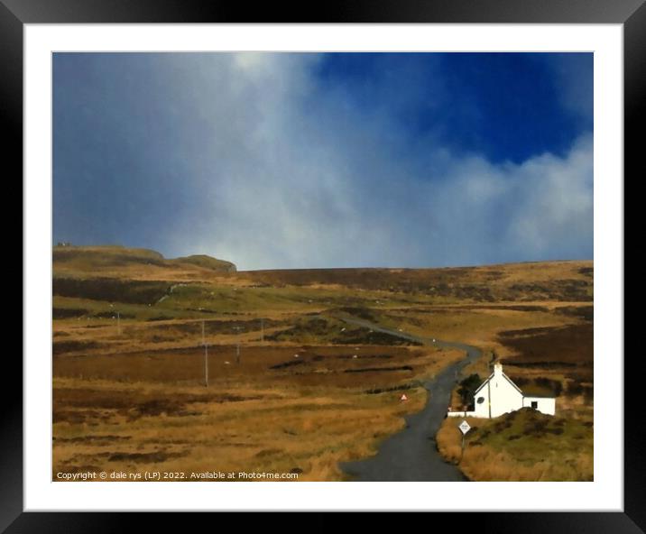 WHILE ON SKYE... Framed Mounted Print by dale rys (LP)