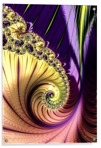 Follow the Swirl Acrylic by Vickie Fiveash