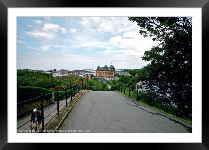 Scarborough, Yorkshire. Framed Mounted Print by john hill