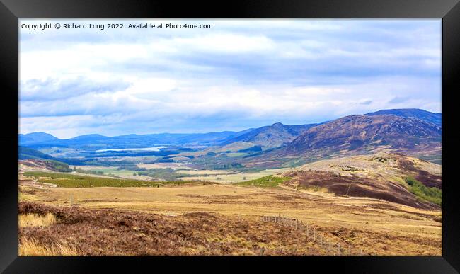 The Great Glen from Suidhe Viewpoint  Framed Print by Richard Long