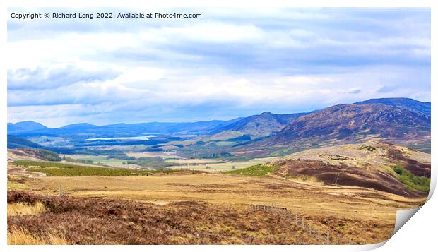 The Great Glen from Suidhe Viewpoint  Print by Richard Long