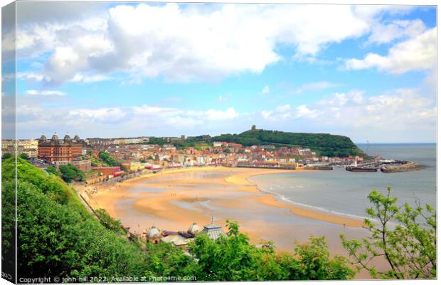 Scarborough, North Yorkshire, UK. Canvas Print by john hill