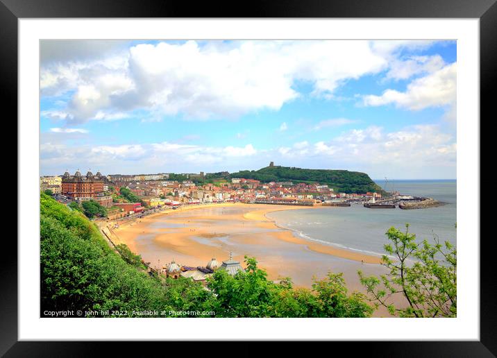 Scarborough, North Yorkshire, UK. Framed Mounted Print by john hill