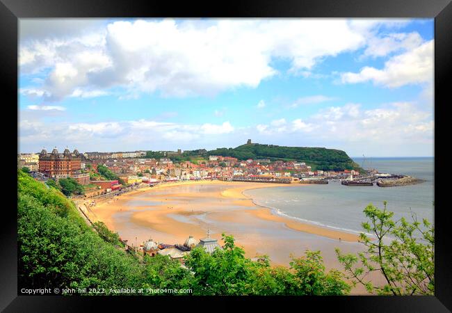 Scarborough, North Yorkshire, UK. Framed Print by john hill